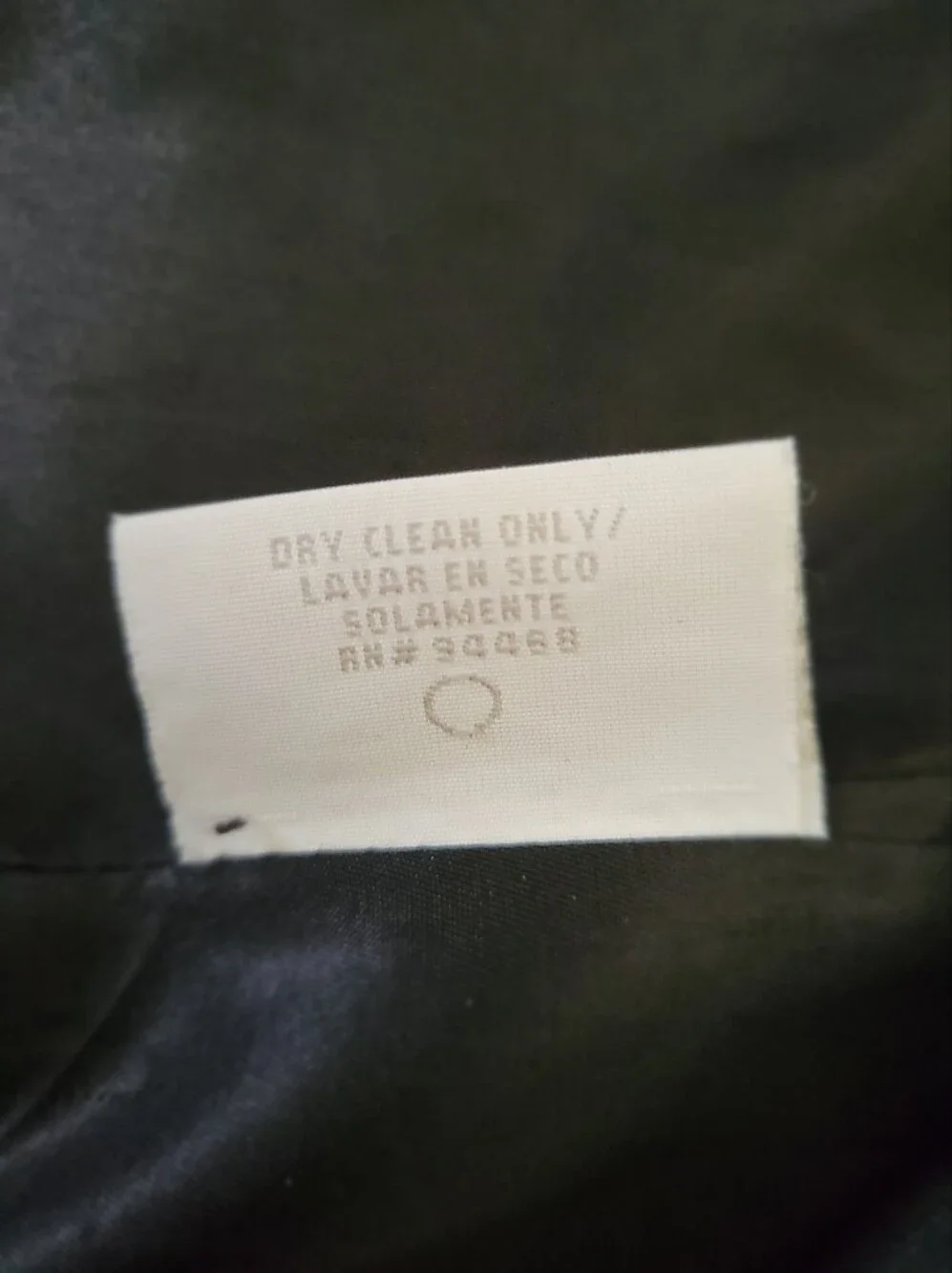 Liz Claiborne Black Double-Breasted Wool Peacoat